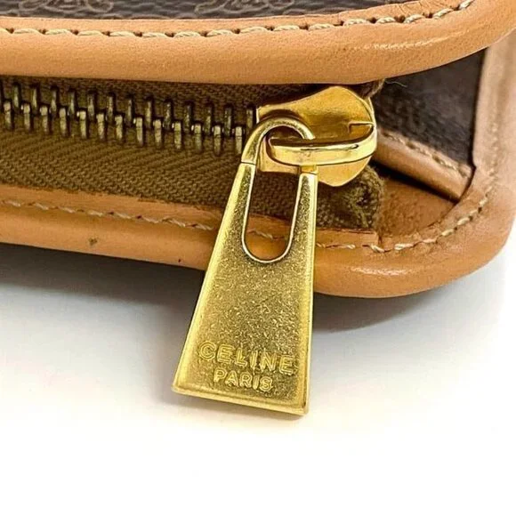 Celine Clutch Bag Brown Beige Macadam - Picture 9 of 10